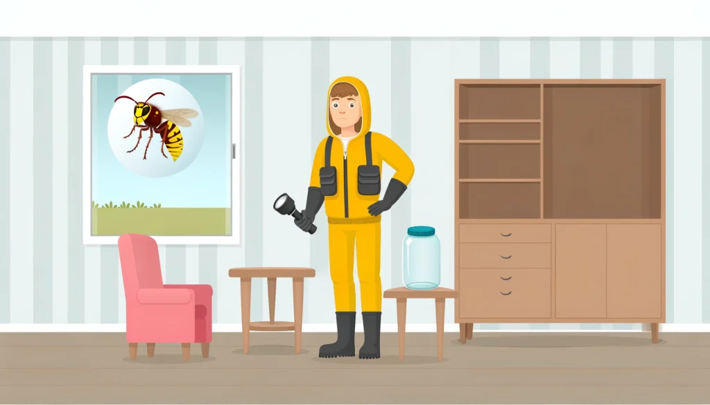 スズメバチを家の中で見失った時はどうすれば良い！？